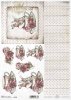 Pascua, Vintage, conejitos en una taza, tablas, flores, rosas*Ostern, Vintage, Hasen in einer Tasse, Bretter, Blumen, Rosen*Пасха, винтаж, зайчики в чашке, доски, цветы, розы